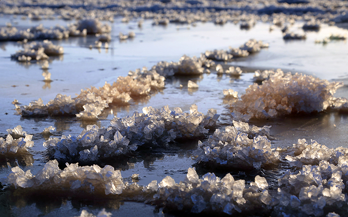 山西运城盐湖《镁晶》花